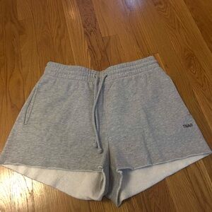 Aritiza TNA 2 inch High Rise Gray Women's Sweat Shorts